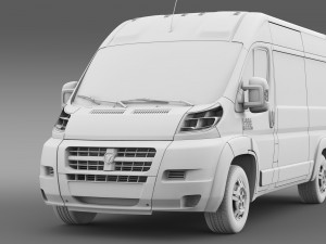ram promaster cargo 2500 hr 136wb 2015 Modèle 3D