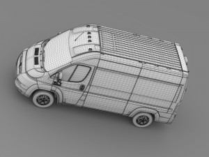 ram promaster cargo 2500 hr 136wb 2015 Modèle 3D