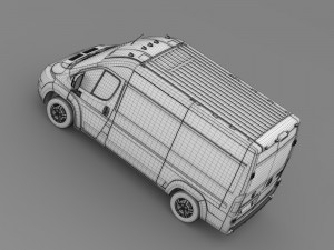 ram promaster cargo 2500 hr 136wb 2015 Modèle 3D