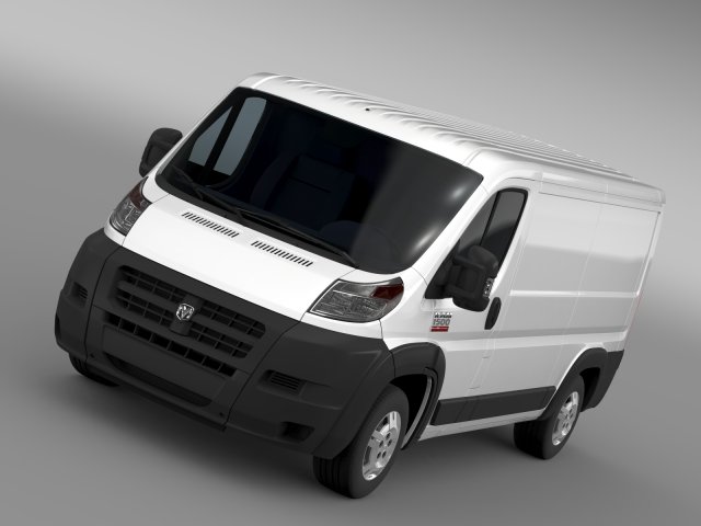 ram promaster cargo 1500 lr 136wb 2015 3D Модель .c4d .max .obj .3ds .fbx .stl .blend 