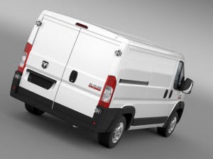 ram promaster cargo 1500 lr 136wb 2015 3D Модель