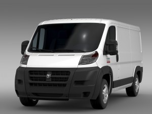 ram promaster cargo 1500 lr 136wb 2015 3D Модель