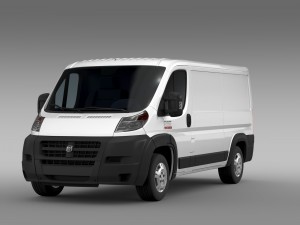 ram promaster cargo 1500 lr 136wb 2015 3D Модель