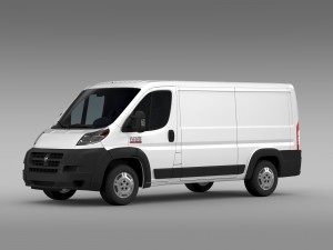 ram promaster cargo 1500 lr 136wb 2015 3D Модель