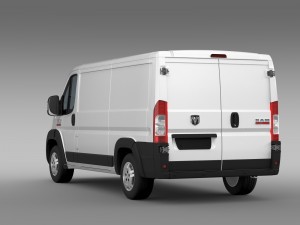 ram promaster cargo 1500 lr 136wb 2015 3D Модель