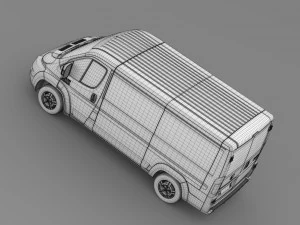 ram promaster cargo 1500 lr 136wb 2015 Modelo 3D