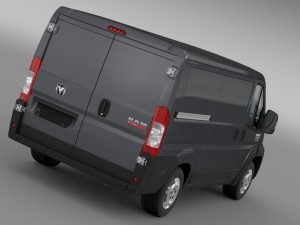 ram promaster cargo 1500 lr 118wb 2015 Model 3D