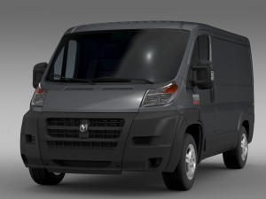 ram promaster cargo 1500 lr 118wb 2015 Model 3D