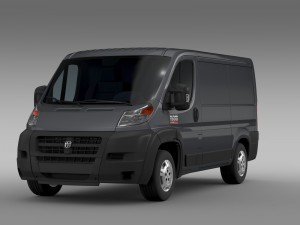 ram promaster cargo 1500 lr 118wb 2015 Model 3D