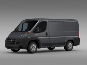 ram promaster cargo 1500 lr 118wb 2015 Model 3D