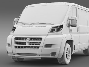 ram promaster cargo 1500 lr 118wb 2015 Model 3D