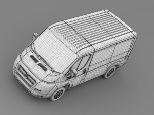 ram promaster cargo 1500 lr 118wb 2015 Model 3D
