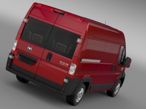 ram promaster cargo 1500 hr 136wb 2015 Model 3D