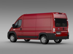ram promaster cargo 1500 hr 136wb 2015 Model 3D