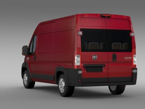 ram promaster cargo 1500 hr 136wb 2015 Model 3D