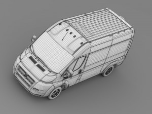 ram promaster cargo 1500 hr 136wb 2015 Model 3D
