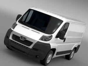 peugeot boxer van l1h1 2006-2014 3D Model