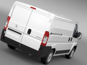 peugeot boxer van l1h1 2006-2014 3D 模型