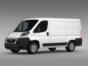 peugeot boxer van l1h1 2006-2014 3D 模型