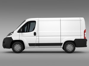peugeot boxer van l1h1 2006-2014 3D 模型