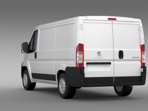 peugeot boxer van l1h1 2006-2014 3D 模型