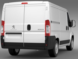 peugeot boxer van l1h1 2006-2014 3D 模型
