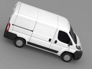 peugeot boxer van l1h1 2006-2014 3D 模型