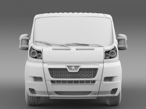 peugeot boxer van l1h1 2006-2014 3D 模型