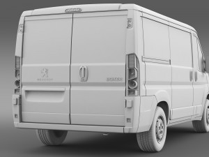 peugeot boxer van l1h1 2006-2014 3D 模型