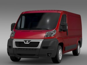 peugeot boxer van l2h1 2006-2014 Modelo 3D