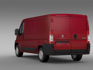 peugeot boxer van l2h1 2006-2014 Modelo 3D