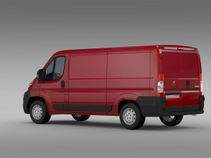 peugeot boxer van l2h1 2006-2014 Modelo 3D