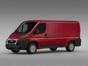 peugeot boxer van l2h1 2006-2014 Modelo 3D