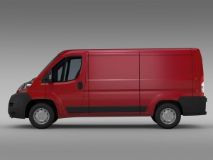 peugeot boxer van l2h1 2006-2014 Modelo 3D