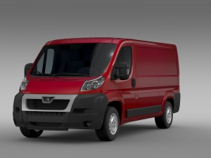 peugeot boxer van l2h1 2006-2014 Modelo 3D