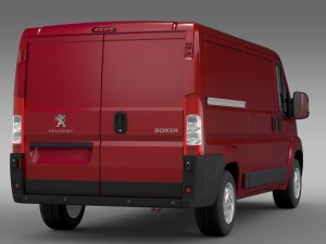peugeot boxer van l2h1 2006-2014 Modelo 3D