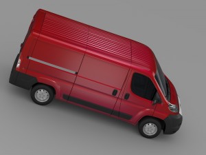 peugeot boxer van l2h1 2006-2014 Modelo 3D