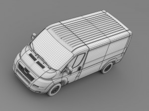 peugeot boxer van l2h1 2006-2014 Modelo 3D