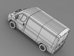 peugeot boxer van l2h1 2006-2014 Modelo 3D