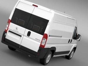 peugeot boxer van l2h2 2006-2014 Modelo 3D