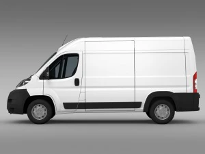 peugeot boxer van l2h2 2006-2014 3D Model