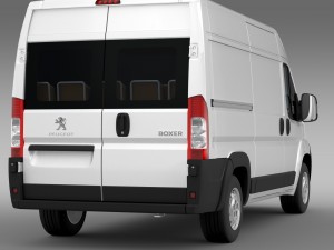 peugeot boxer van l2h2 2006-2014 Modelo 3D