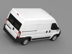 peugeot boxer van l2h2 2006-2014 3D Model