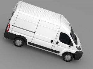 peugeot boxer van l2h2 2006-2014 Modelo 3D
