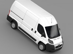peugeot boxer van l2h2 2006-2014 Modelo 3D