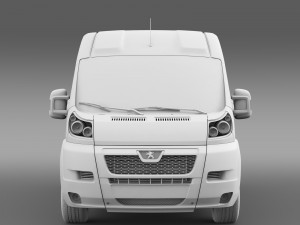 peugeot boxer van l2h2 2006-2014 Modelo 3D