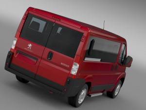 peugeot boxer window van l1h1 2006-2014 3D Model
