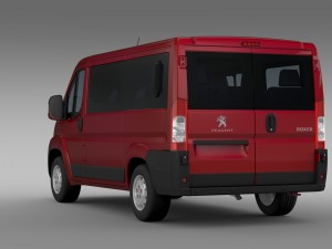 peugeot boxer window van l1h1 2006-2014 3D Model