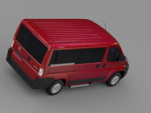peugeot boxer window van l1h1 2006-2014 3D Model