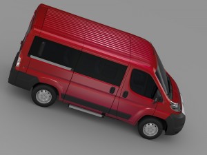 peugeot boxer window van l1h1 2006-2014 3D Model